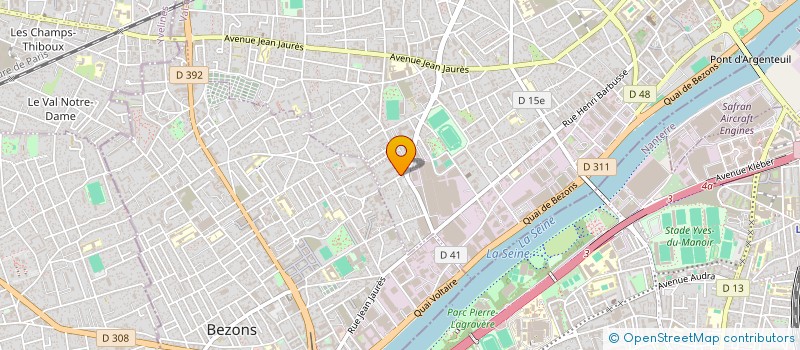 localisation de l'entreprise MONSIEUR LIONEL DA SILVA CARVALHO  ARGENTEUIL