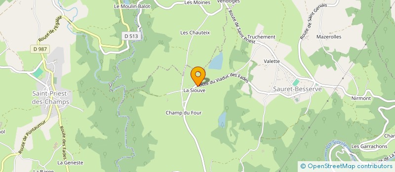 localisation de l'entreprise MONSIEUR LIONEL DA SILVA LOBO  SAURET-BESSERVE