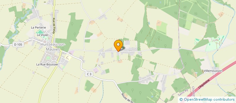 localisation de l'entreprise MONSIEUR LIONEL DARBOIS à HUISSEAU-SUR-MAUVES