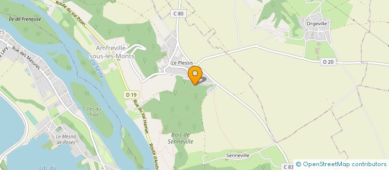 localisation de l'entreprise MONSIEUR LIONEL DARY  AMFREVILLE-SOUS-LES-MONTS