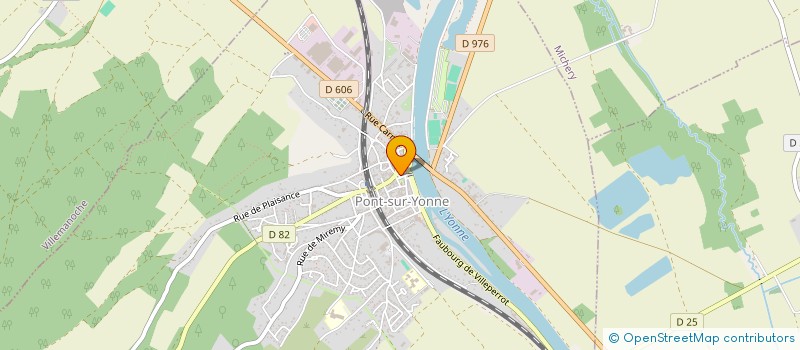 localisation de l'entreprise MONSIEUR LIONEL DE BRUYNE  PONT-SUR-YONNE