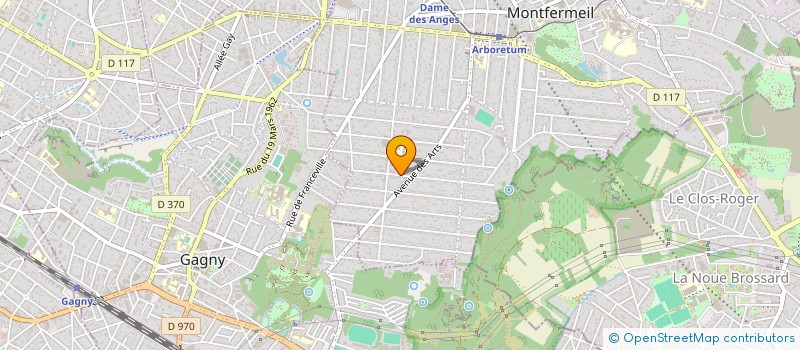 localisation de l'entreprise MONSIEUR LIONEL DE FREITAS DA SILVA  MONTFERMEIL