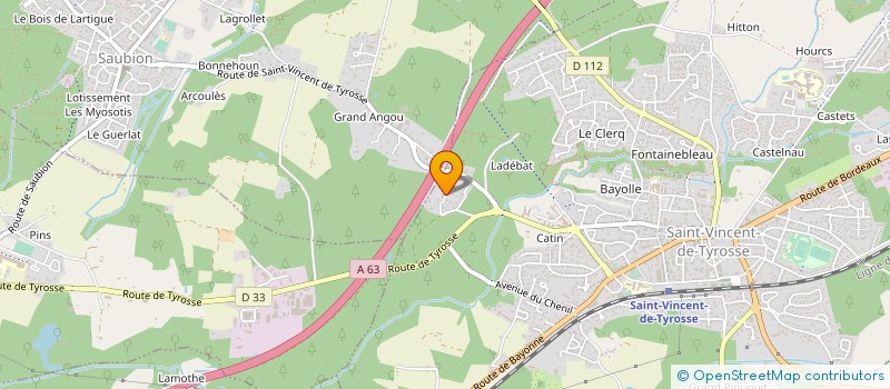 localisation de l'entreprise MONSIEUR LIONEL DE MOURA  SAINT-VINCENT-DE-TYROSSE