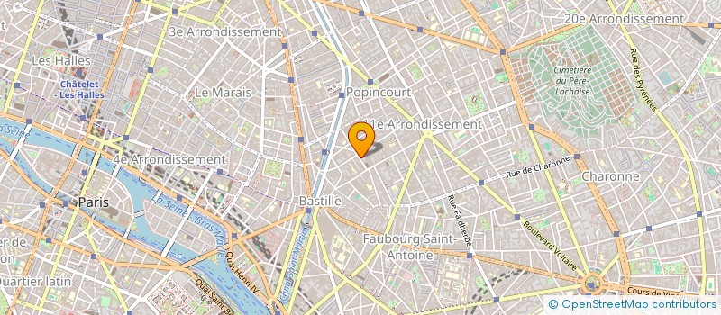 localisation de l'entreprise MONSIEUR LIONEL DE SEGONZAC  PARIS