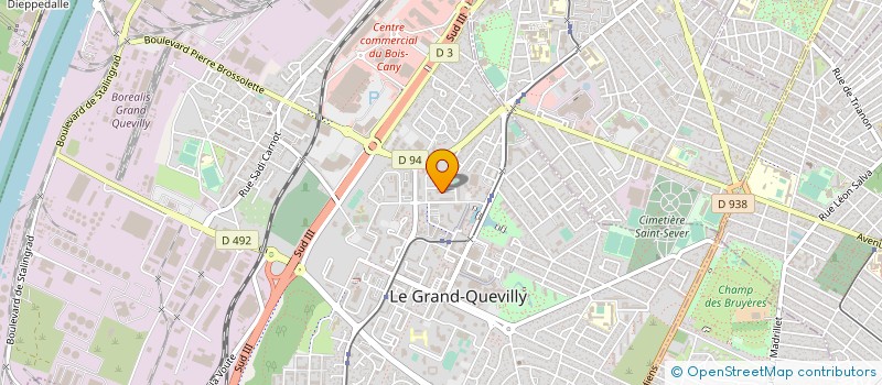 localisation de l'entreprise MONSIEUR LIONEL DE SOUSA à LE GRAND-QUEVILLY