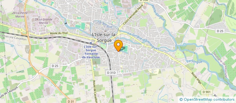 localisation de l'entreprise MONSIEUR LIONEL DE WIT à L'ISLE-SUR-LA-SORGUE