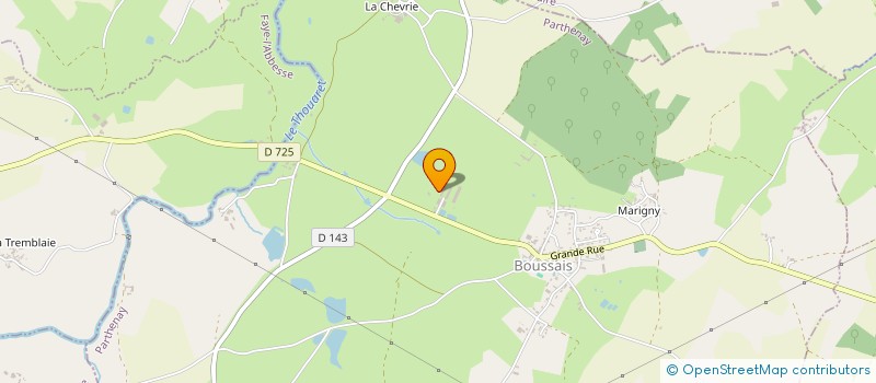 localisation de l'entreprise MONSIEUR LIONEL DEBOEUF  BOUSSAIS