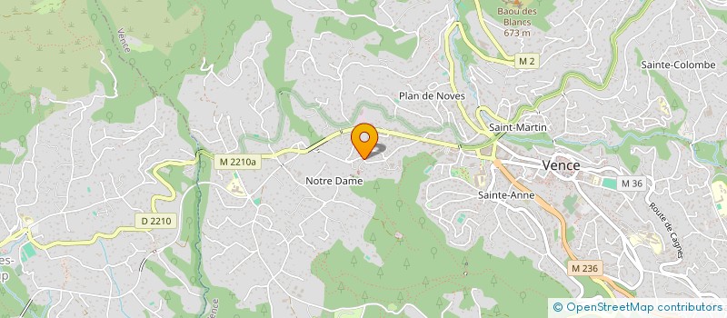 localisation de l'entreprise MONSIEUR LIONEL DEBUCQUOY à VENCE