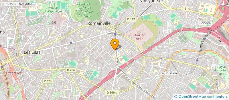 localisation de l'entreprise MONSIEUR LIONEL DEDDOUCH à ROMAINVILLE