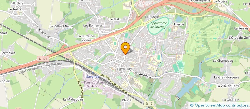 localisation de l'entreprise MONSIEUR LIONEL DEGLISE  SAVENAY