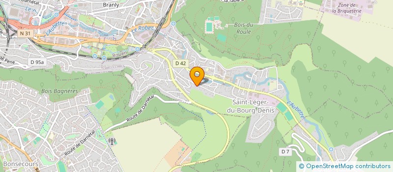 localisation de l'entreprise MONSIEUR LIONEL DEHAIS  SAINT-LEGER-DU-BOURG-DENIS