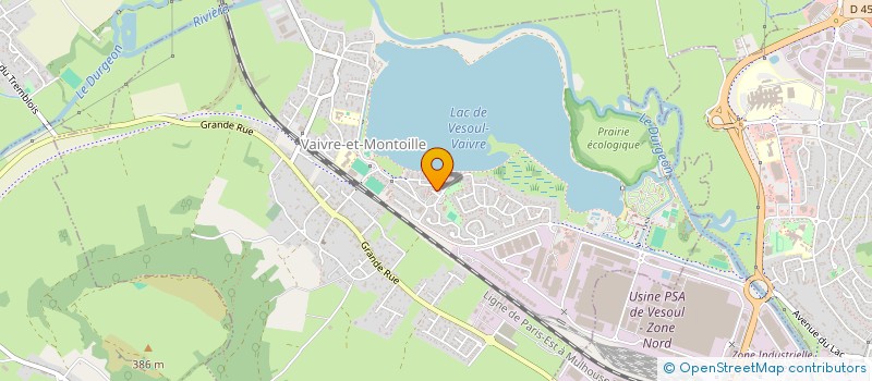 localisation de l'entreprise MONSIEUR LIONEL DEICHELBOHRER  VAIVRE-ET-MONTOILLE