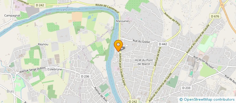 localisation de l'entreprise MONSIEUR LIONEL DEJOS  VILLENEUVE SUR LOT