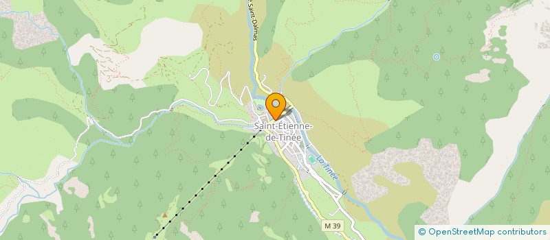 localisation de l'entreprise MONSIEUR LIONEL DEL FABRO  SAINT-ETIENNE-DE-TINEE