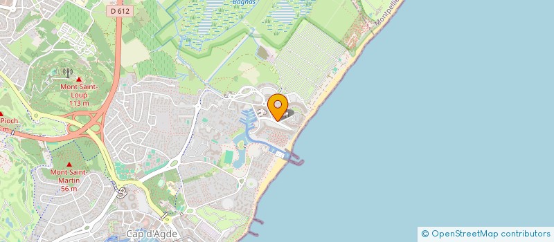 localisation de l'entreprise MONSIEUR LIONEL DELAITE  AGDE