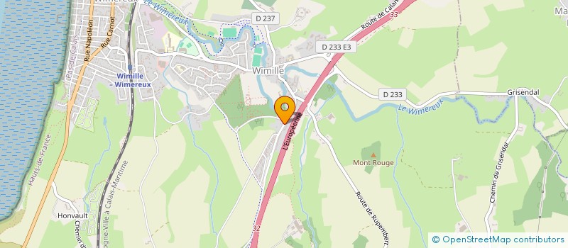 localisation de l'entreprise MONSIEUR LIONEL DELATTRE  WIMILLE