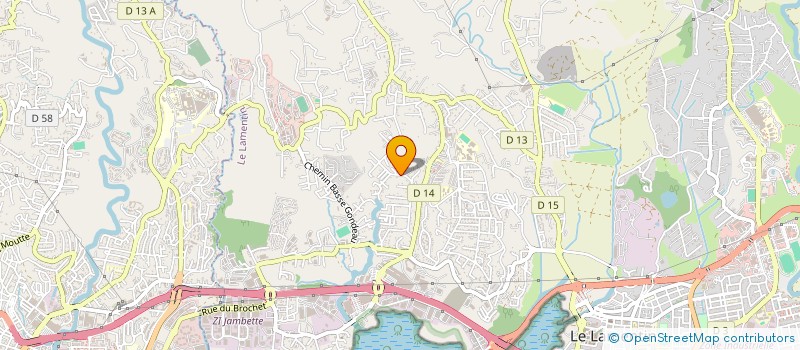 localisation de l'entreprise MONSIEUR LIONEL DELFASSE  LE LAMENTIN