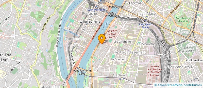 localisation de l'entreprise MONSIEUR LIONEL DELFOURNE  LYON