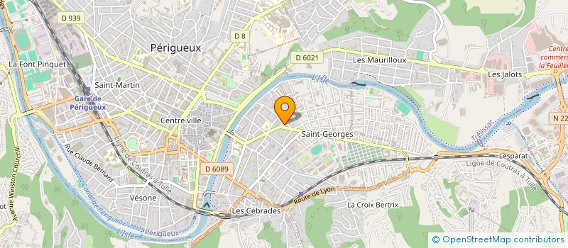 localisation de l'entreprise MONSIEUR LIONEL DELGOULET  PERIGUEUX