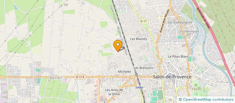 localisation de l'entreprise MONSIEUR LIONEL DELIE  SALON-DE-PROVENCE