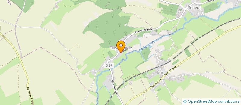 localisation de l'entreprise MONSIEUR LIONEL DELIGNIERES  TILLY-CAPELLE