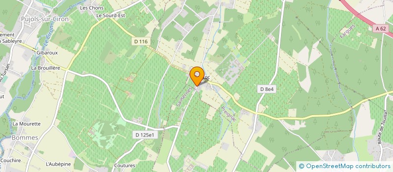 localisation de l'entreprise MONSIEUR LIONEL DELOUBES  PREIGNAC