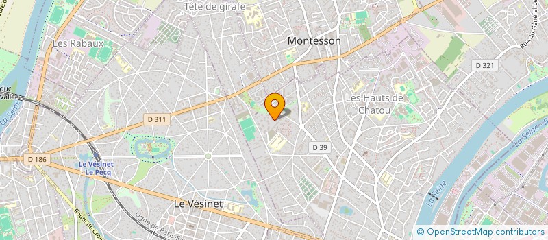 localisation de l'entreprise MONSIEUR LIONEL DELRUE  CHATOU