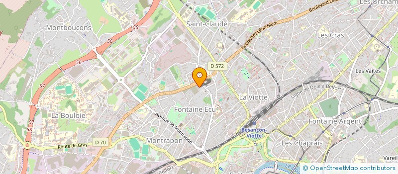 localisation de l'entreprise MONSIEUR LIONEL DEMIERRE  BESANCON