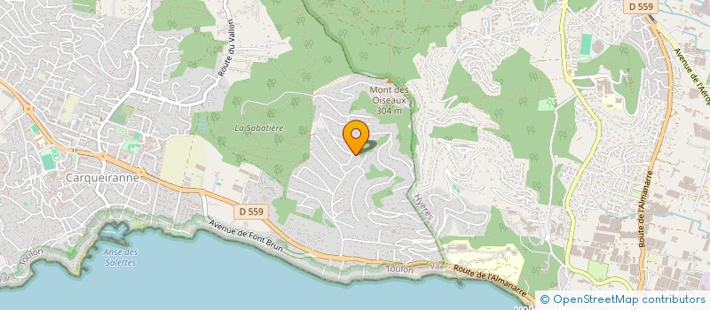 localisation de l'entreprise MONSIEUR LIONEL DENIS  CARQUEIRANNE