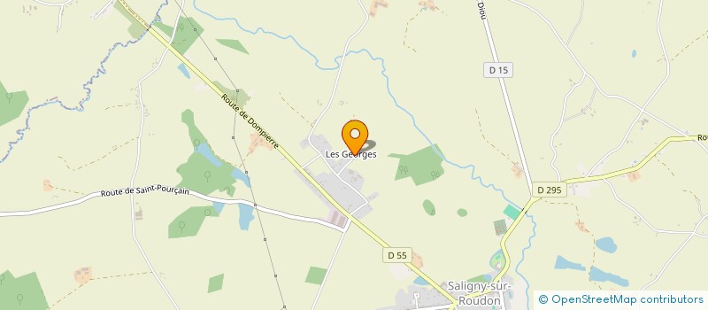 localisation de l'entreprise MONSIEUR LIONEL DESMOULES  SALIGNY-SUR-ROUDON