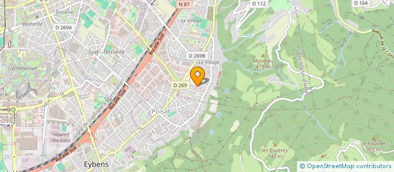 localisation de l'entreprise MONSIEUR LIONEL DI BISCEGLIE  SAINT-MARTIN-D'HERES