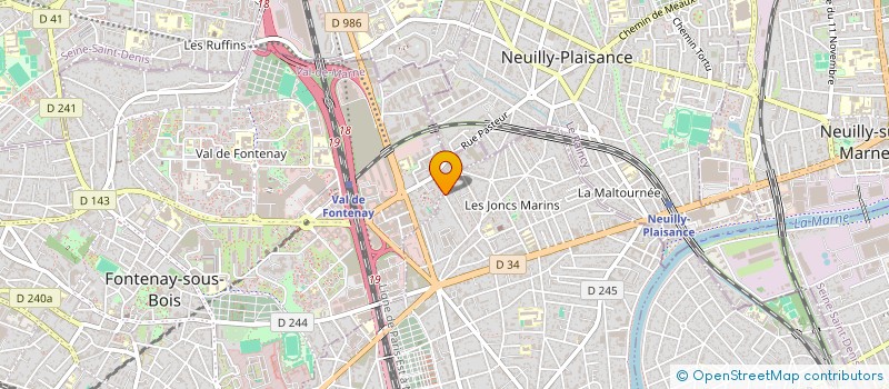 localisation de l'entreprise MONSIEUR LIONEL DIOUF ELEWANYE  LE PERREUX-SUR-MARNE