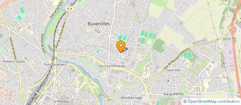localisation de l'entreprise MONSIEUR LIONEL DJEUKAM DJOUKWET à POITIERS
