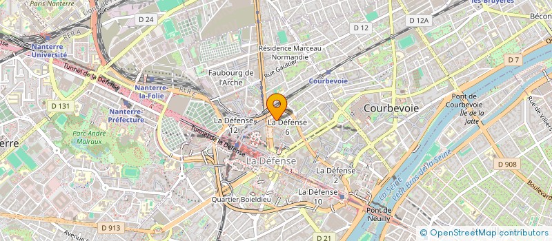 localisation de l'entreprise MONSIEUR LIONEL DOBAT à COURBEVOIE