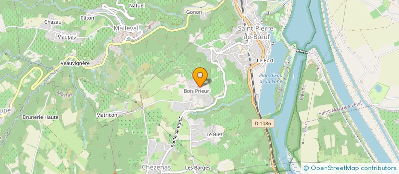 localisation de l'entreprise MONSIEUR LIONEL DOBROWOLSKI  SAINT-PIERRE-DE-BUF