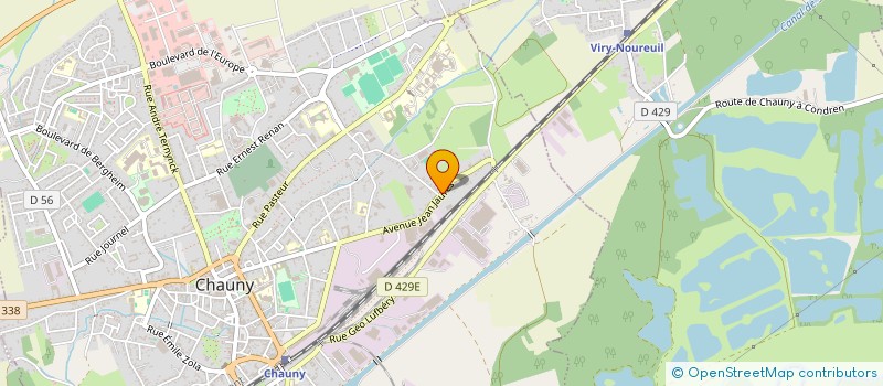 localisation de l'entreprise MONSIEUR LIONEL DOLECKI à CHAUNY