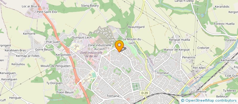 localisation de l'entreprise MONSIEUR LIONEL DONVAL  PENCRAN