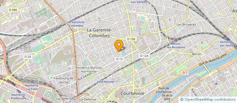 localisation de l'entreprise MONSIEUR LIONEL DORLEANS  COURBEVOIE