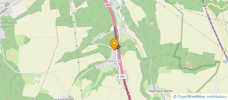 localisation de l'entreprise MONSIEUR LIONEL DOS RAMOS DE SOUSA  ROBERVAL