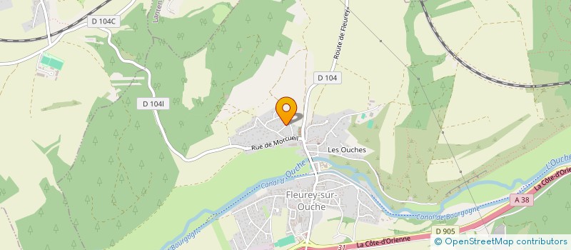 localisation de l'entreprise MONSIEUR LIONEL DOS REIS FERNANDES  FLEUREY-SUR-OUCHE