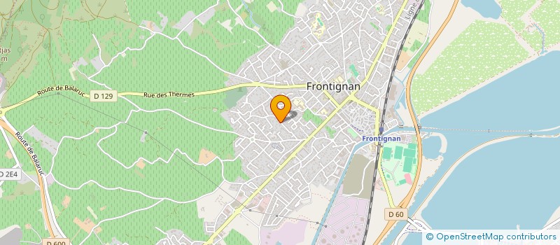 localisation de l'entreprise MONSIEUR LIONEL DOURT à FRONTIGNAN