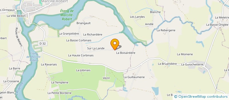 localisation de l'entreprise MONSIEUR LIONEL DUBOIS  MARCILLE-ROBERT