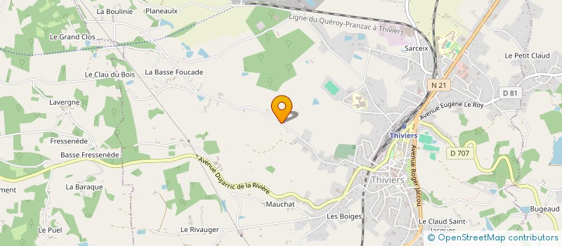 localisation de l'entreprise MONSIEUR LIONEL DUBOURG  NANTHEUIL