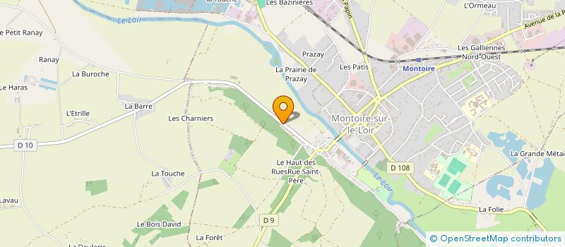 localisation de l'entreprise MONSIEUR LIONEL DUBRANNA à MONTOIRE-SUR-LE-LOIR