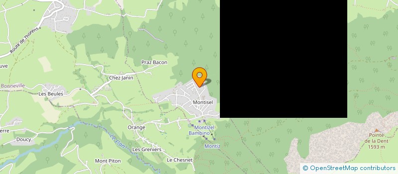 localisation de l'entreprise MONSIEUR LIONEL DUCAT  SAINT-SIXT