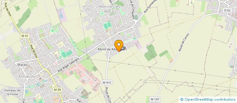 localisation de l'entreprise MONSIEUR LIONEL DUCROCQ  ALLENNES-LES-MARAIS