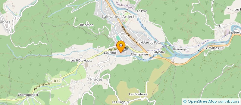 localisation de l'entreprise MONSIEUR LIONEL DUFAUD  PRADES