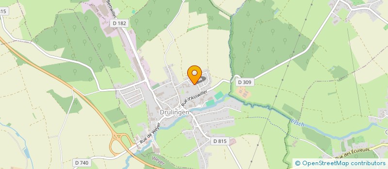 localisation de l'entreprise MONSIEUR LIONEL DUHAMEL  DRULINGEN