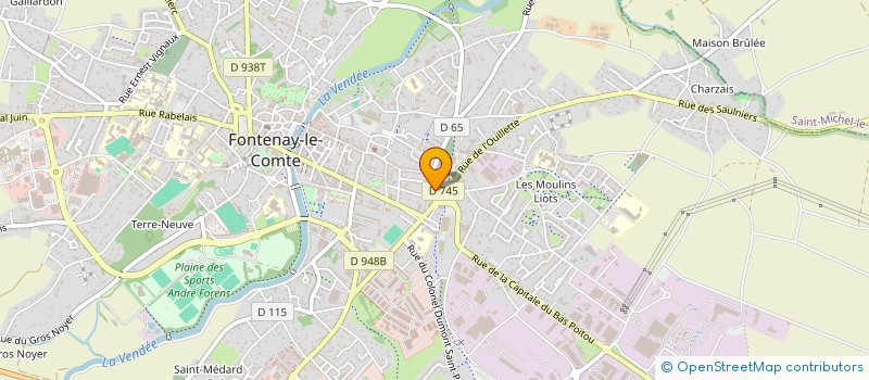 localisation de l'entreprise MONSIEUR LIONEL DULUCQ  FONTENAY-LE-COMTE