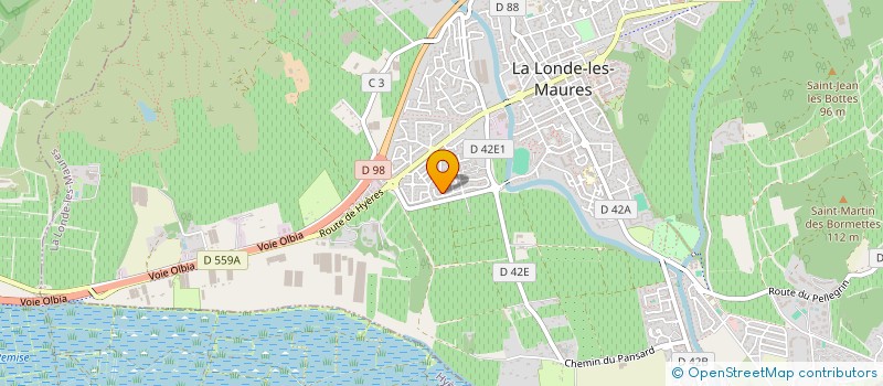 localisation de l'entreprise MONSIEUR LIONEL DUMAS à LA LONDE-LES-MAURES